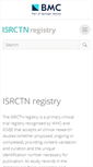 Mobile Screenshot of isrctn.com